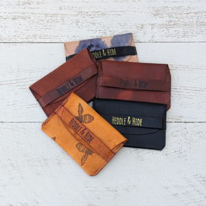 leather credit card pouch