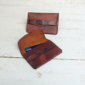 leather credit card pouch