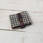 handwoven houndstooth wallet