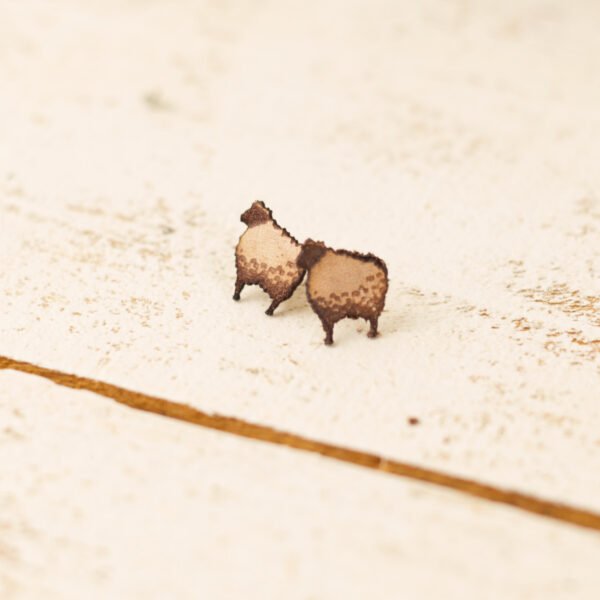 sheep stud2 sheep stud earrings